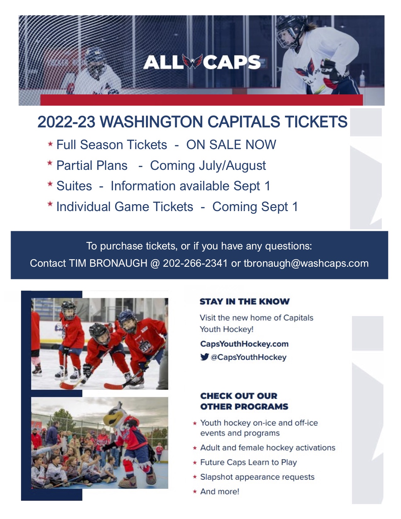 Youth Hockey Flier Youth Hockey Flier
